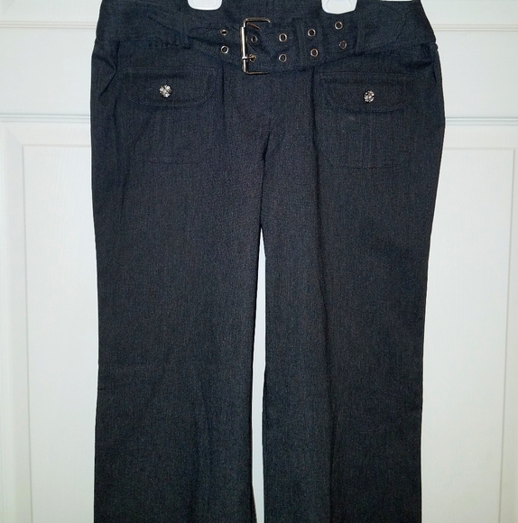 PRICE⬇️STUDIO 1940 BLACK PANTS. SIZE 10P - Picture 2 of 6